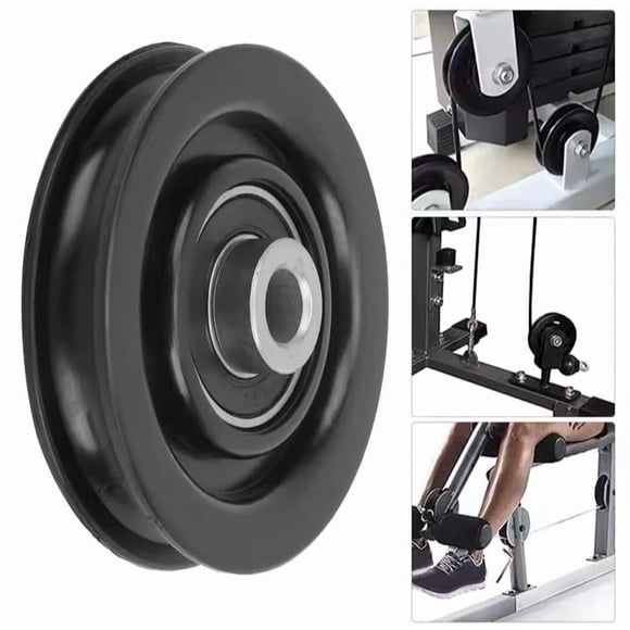 Polea Rueda Cable Multifuncional Gimnasio Home Gym Roldana 9.5cm