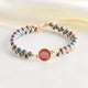 thumbnail image 1 of Healing Yoga Beaded Bracelet - Double Layer Adjustable Geometric Jewelry for Anxiety Relief and Stress Management, 1 of 5