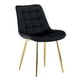 thumbnail image 1 of Pack de 2 Sillas Milano Patas Doradas, 1 of 2