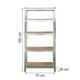 thumbnail image 2 of Estante galvanizado 70x30x150 cm con 5 niveles – capacidad total 750 kg, 2 of 3