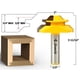 thumbnail image 4 of Router Bit Yonico Lock Miter, vástago de 45° y 1/2 pulgadas para 3/4 pulgadas, 4 of 4