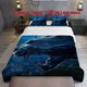 thumbnail image 1 of 3pcs Leopard Statue Theme Pattern Bedding Set Duvet Cover and Pillowcase, 1 of 5