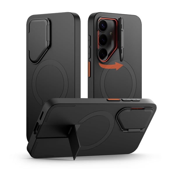 Funda magnética a prueba de golpes SURITCH para Samsung S25 negra