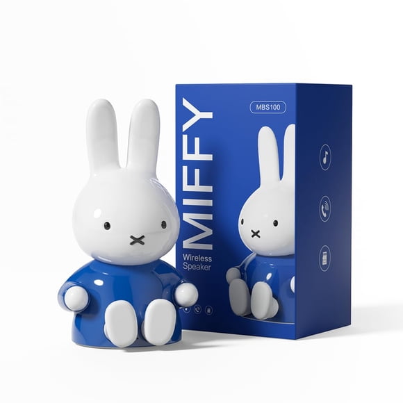 Parlantes Bluetooth Portátiles MIPOW Miffy Azul