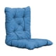 thumbnail image 3 of Cojín Del Sillón Cojín Copetudo Suave Al Aire Libre Mecedora Chaise Pad Azul, 3 of 5