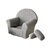 Bothyi - Juego De Sofás Para Posar Accesorios Para Fotos De Bebés Juego De Almohadas Y Cojines Amigable Con La Piel Para Bebés Gris