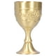thumbnail image 2 of Copa de latón vintage, cáliz real en relieve, rosa, leche, té, vino, whisky, copa pequeña, suministros para fiestas, 2 of 11