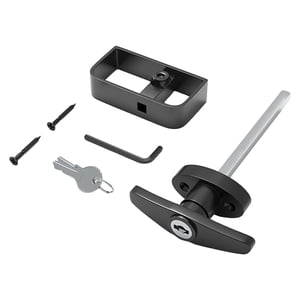 Magideal - Kit De Cerradura Con Manija En T Con Llaves Cerradura De Gabinete Cerradura De Gabinete Eléctrica Para Puerta De Camión De Garaje Caja De Herramientas