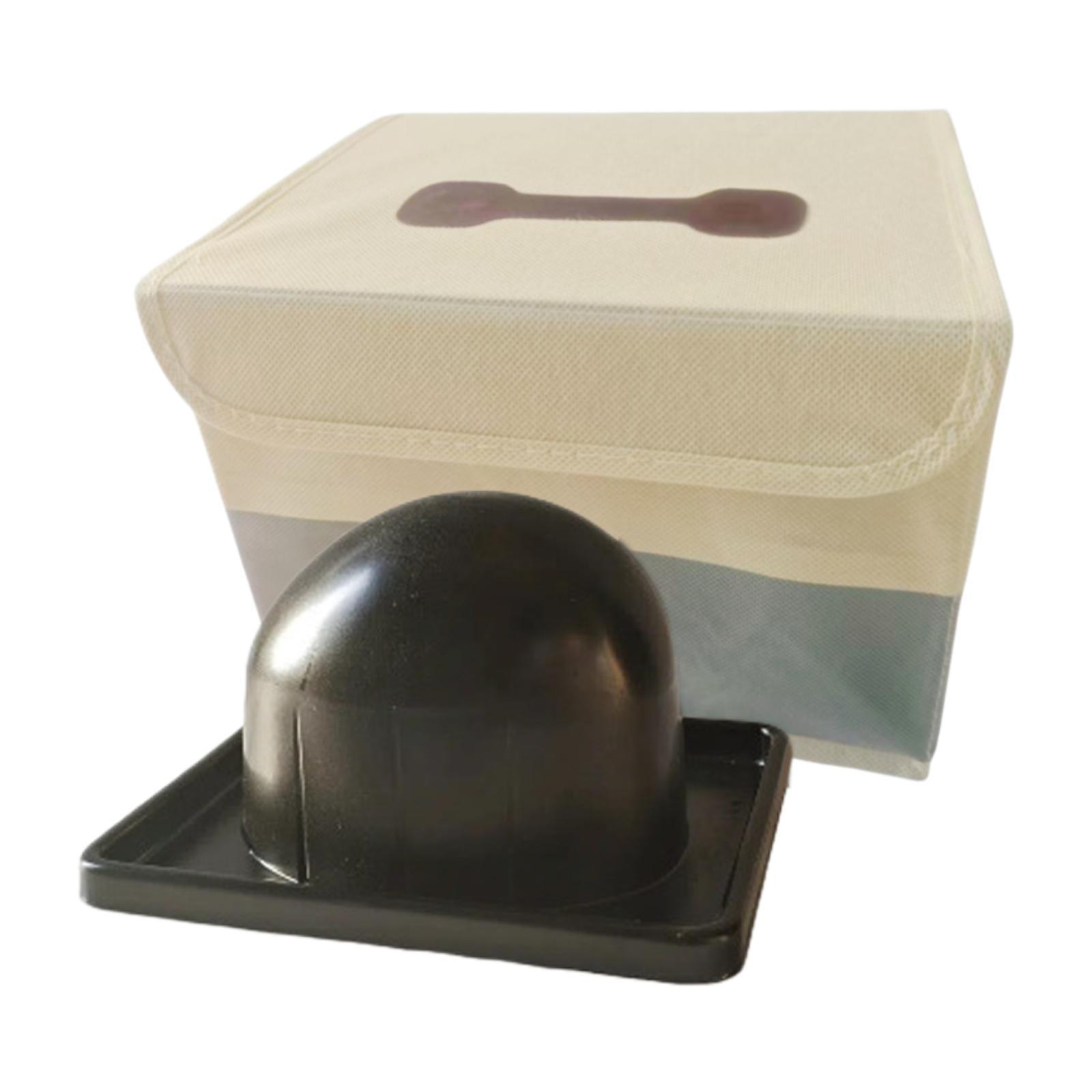 Magideal - Caja De Almacenamiento De Lona, Organizador De Contenedores Para Varios Artículos Con Tapa, Contenedor Para Armario, Estuche De Viaje, Estuche De Tr Con Asa