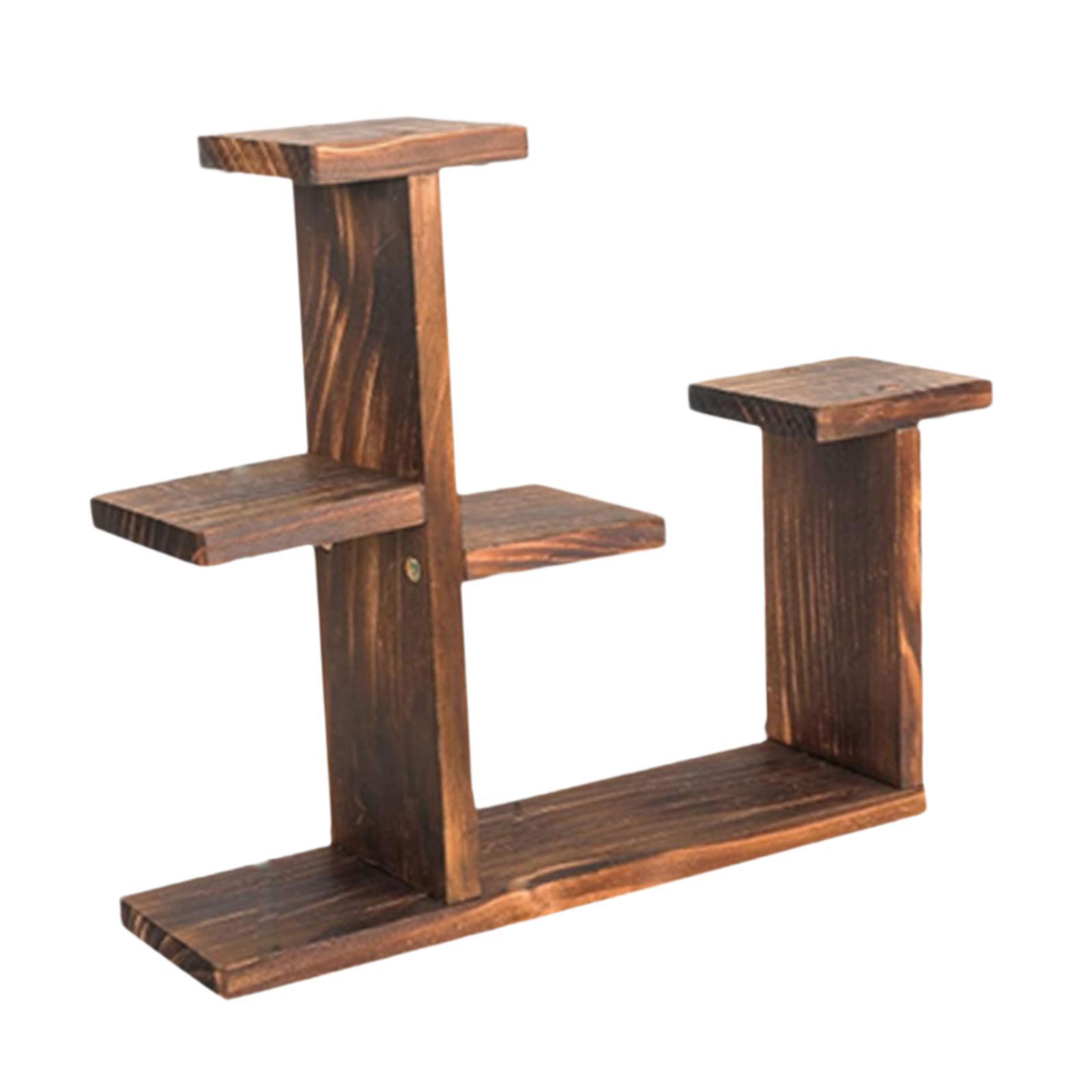 Ioensy - Soporte De Madera Para Macetas, Decorativo, Para Patio, Balcón Y Dormitorios