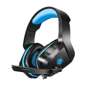 Importclick - Audífonos Gamer 3.5Mm Conector Estéreo Azul