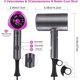 thumbnail image 2 of Secador De Pelo De Iones Negativos, Secador De Pelo Profesional Potente De 1800w, Ajuste De Múltiples Marchas, Secador De Pelo Plegable, Pequeño Y Portátil, 2 of 6