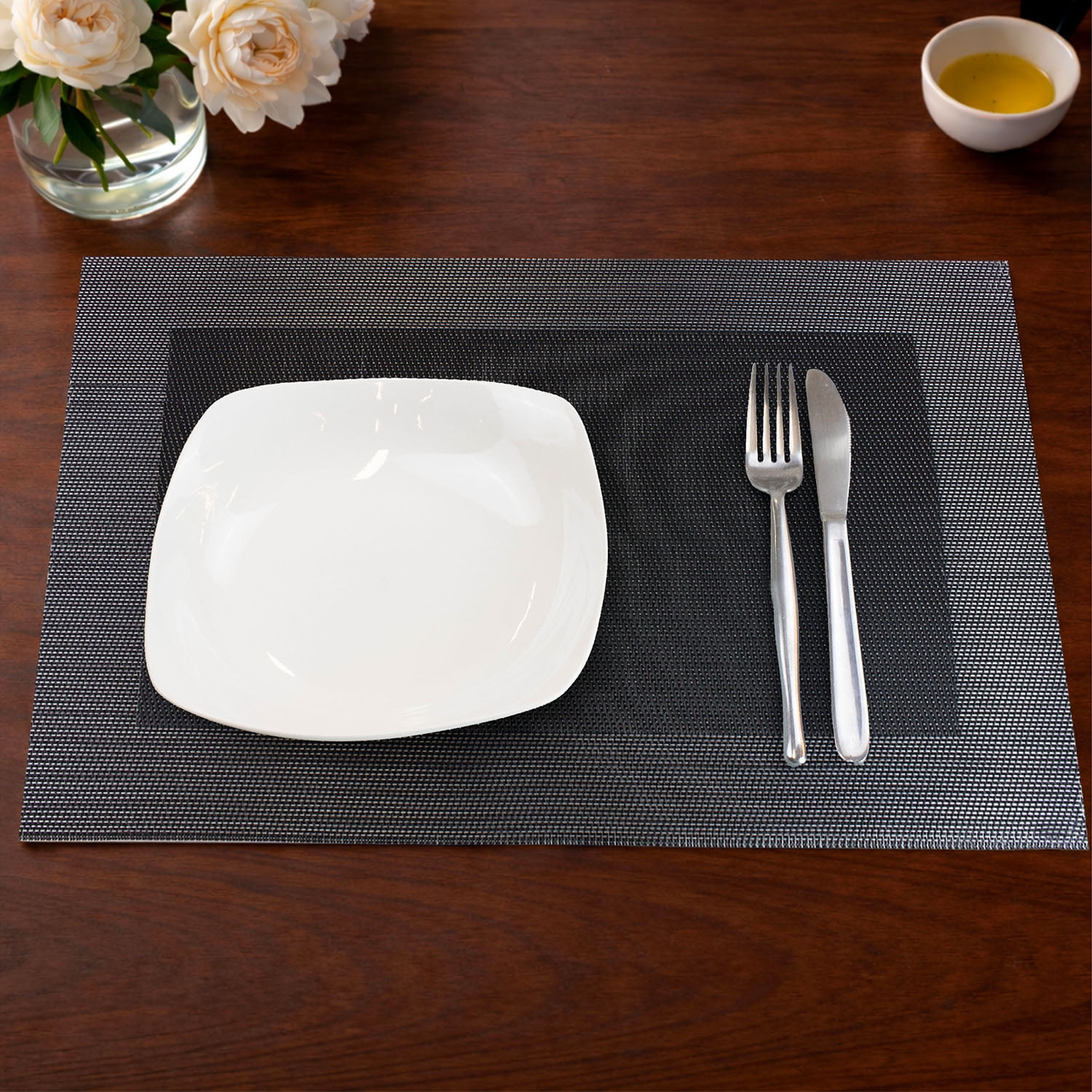 Pack 4 Individuales De Mesa Nautica Home 45x30cm Negro
