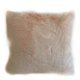 thumbnail image 1 of Cojín decorativo Plutus Brands Pink Plutus de peluche con estampado animal y piel sintética, 1 of 3