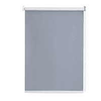 Aura Home - Cortina Roller 100% Blackout Gris 090X165 Cm Aura