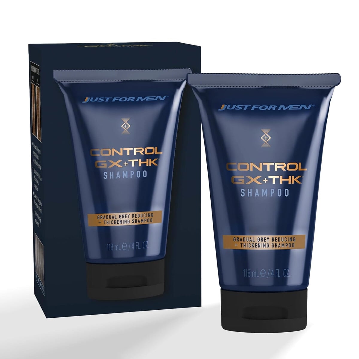 Shampoo Just For Men Control Gx Thk Engrosador 118ml Reduce Canas
