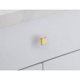 thumbnail image 3 of Perillas Cuadradas para Cajones Decorativas Wilow 1 Dorado Cepillado (x10), 3 of 6