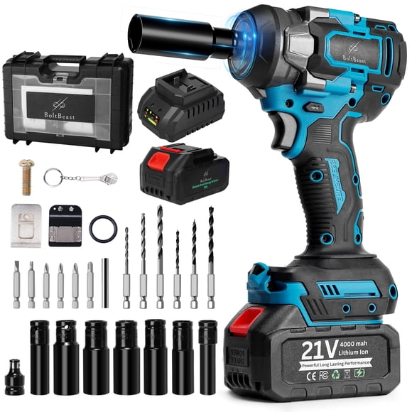 Llave de Impacto Inalámbrica Brushless BoltBeast 500 N.m