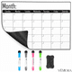 thumbnail image 3 of Pizarra Calendario Mensual Magnética Para Refrigerador con Plumones y borrador, 3 of 6
