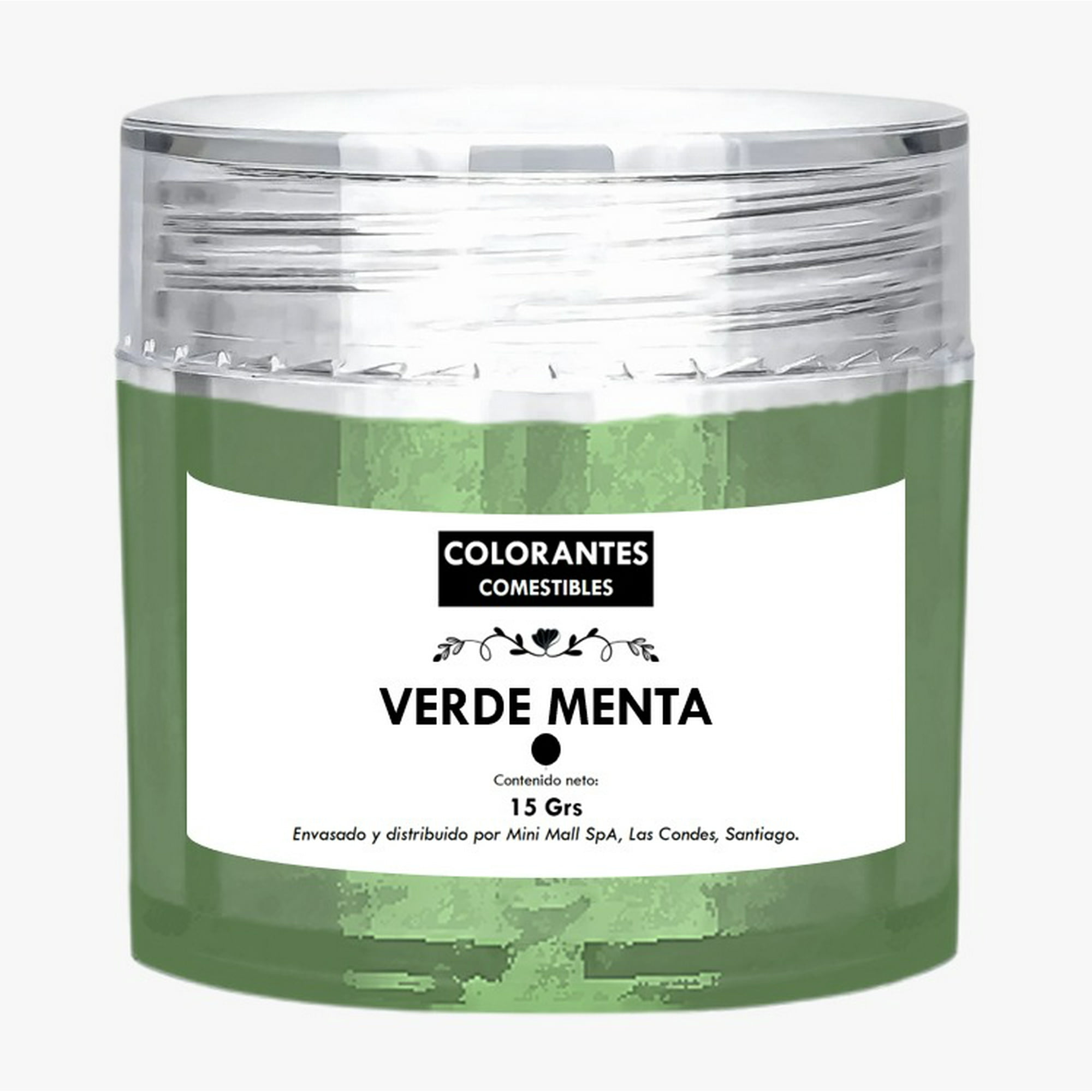 Mini Mall - Colorante Pigmento En Polvo Para Velas, Jabón, Resina 15 Grs Verde Menta