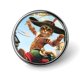 thumbnail image 1 of El gato con botas-Theme Round Button Badge: Premium Metal Construction, Ideal for High-End Events 2.8 cm, 1 of 6