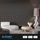 thumbnail image 4 of Art3d Paneles de pared 3D 20 piezas 30 x 30 cm PVC negro, 4 of 6