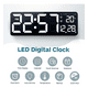 thumbnail image 2 of Reloj Pared Digital 40x13cm Grande Dia Fecha Hora Temp Led B, 2 of 3