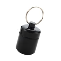 Magideal - Llavero Pastillero Tapones Para Los Oídos Organizador De Estuche De Transporte, Cremas Multiusos De Aluminio Pastillero Caja Tapón Para Los Oídos Para