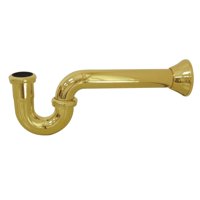 P-Trap Kingston Brass Brass, Decoración Vintage, 1.5 Pulgadas, Latón Pulido