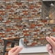 thumbnail image 1 of Azulejo de pared de PVC autoadhesivo de 10 x 10 cm, 20 láminas, para cocina, baño, chimenea y dormitorio, mosaico vintage., 1 of 8