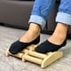 thumbnail image 3 of Masajeador de pies doble - Rodillo de masaje de madera para fascitis plantar, estrés, dolor de talón y arco - Terapia de tejido profundo Shiatsu con tabla de reflexología - Acupresión para pies y, 3 of 8