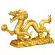 thumbnail image 5 of Estatuilla De Dragón Noble Estatua De Oro Decoración De Mesa Para Wealth Luck Collectible L, 5 of 5
