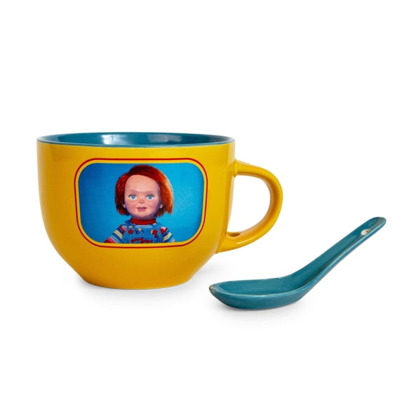 Taza de sopa Toynk Child's Play Chucky Good Guys 700 ml con cuchara