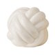 thumbnail image 3 of Figuras De Almohada Anudadas, Almohada Anudada De Cerámica Para Decoración De Habitación, Vacaciones, Color Blanco, 3 of 5