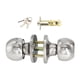 thumbnail image 1 of Pomo De Puerta De Bola De Metal Con Llaves, Cerradura De Puerta Portátil Para Apartamento, Dormitorio, Hogar, De 25 A 45mm, 1 of 5
