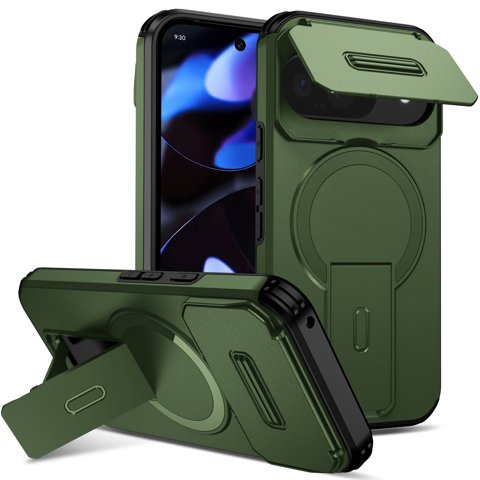Funda Foxdock Para Google Pixel 9 Pro – Magnética Antigolpes Con Soporte Y Protección Doble