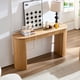thumbnail image 2 of 59.05'' Modern Console Table With Drawer for Entryway with Unique Vertical Stripe Design for Living Room Hallway Foyer Entrance Study,NATURE, 2 of 3