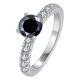 thumbnail image 1 of Anillos de Compromiso de Moissanita para Mujer 1 Uds Corte Redondo Color D Anillos de Diamante Rosa/azul/verde Moissanita de 4 Puntas Anillos de Aniversario Promesa Boda para Esposa Regalos con, 1 of 9