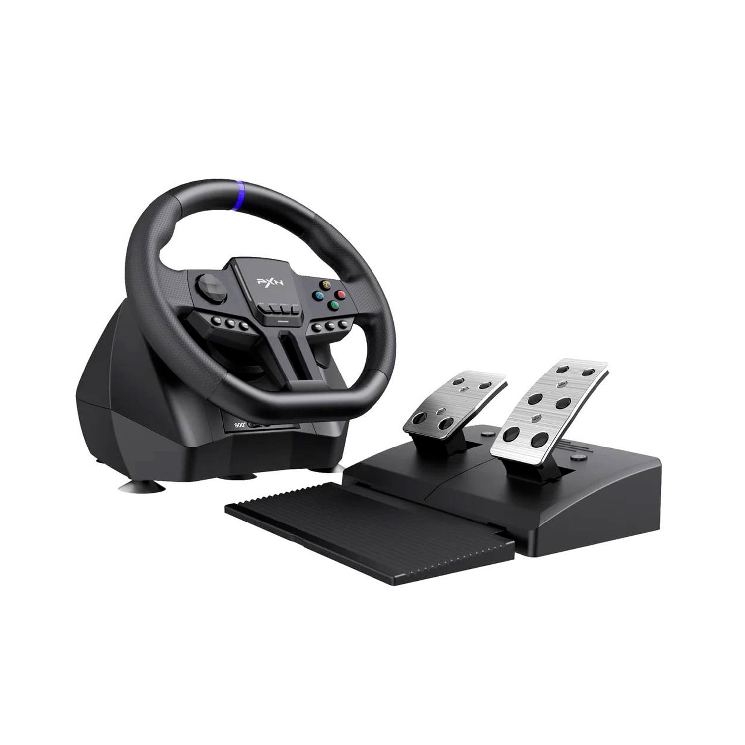 Volante De Carrera Gamer Pxn V900 Gen 2 Ajustable + Pedalera Pc Ps4 Xbox