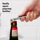 thumbnail image 3 of Abridor de botellas y latas OXO Steel, acero inoxidable, 3 of 6