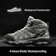 thumbnail image 2 of Botas de senderismo NORTIV 8 SNHB211W impermeables para mujer, talla 5, gris claro, 2 of 3