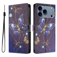 Foxdock Funda Tipo Cartera Para Iphone 17 Pro Con Soporte Y Correa – Diseño De Patrones Lindos