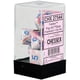 thumbnail image 1 of Juego de dados Chessex, festivo, poliédrico, pop art, azul, 7 dados CHX27544, 1 of 2