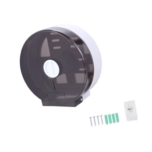 Bothyi - Dispensador De Papel Higiénico De Pared Redondo Comercial Para Restaurante Negro