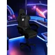 thumbnail image 4 of Silla Gamer Hell Castle Reclinable Con Cojin Lumbar Color Negro, 4 of 8