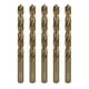 thumbnail image 1 of Juego de brocas Sabre Tools Cobalt de 7/16 pulgadas, 5 unidades, para acero, 1 of 5