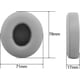 thumbnail image 5 of Almohadillas de repuesto para Beats Solo 2 y Solo 3: almohadillas de repuesto de espuma viscoelástica y funda para auriculares inalámbricos Solo 2 y Solo 3., 5 of 6