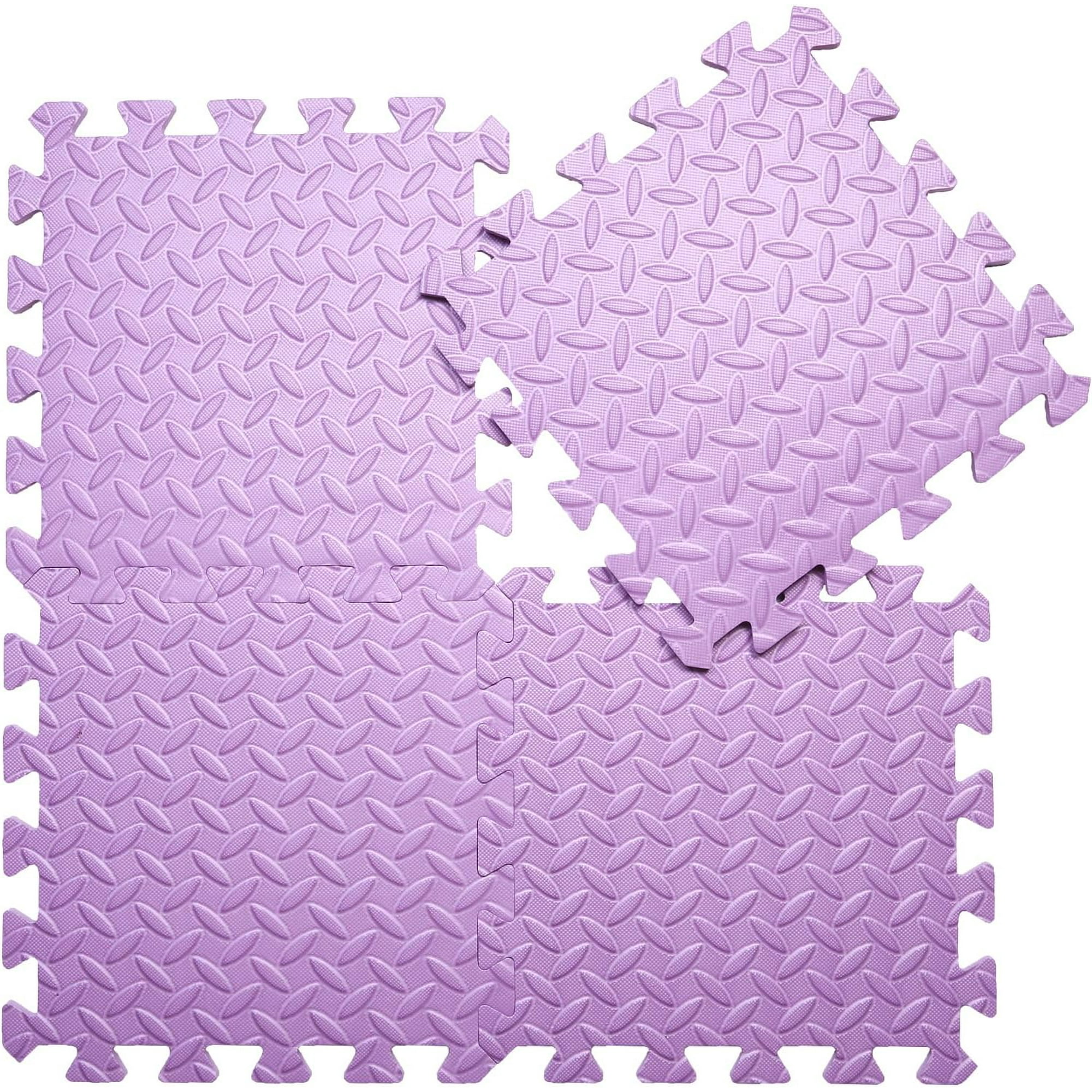 Wakeshome - Pack De 4 Alfombras Piso Puzzle Goma Eva Antigolpes 60x60cm