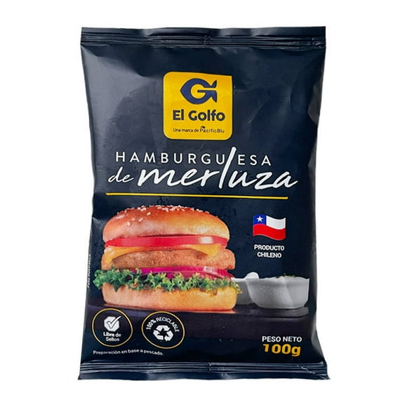 Hamburguesa de Merluza, 100 g