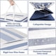 thumbnail image 5 of Cesto de ropa grande plegable (1 unidad), bolsa de lavandería impermeable independiente, cesto alto para ropa (asas extendidas y reforzadas), para dormitorios universitarios y familias (azul degradado, 5 of 7
